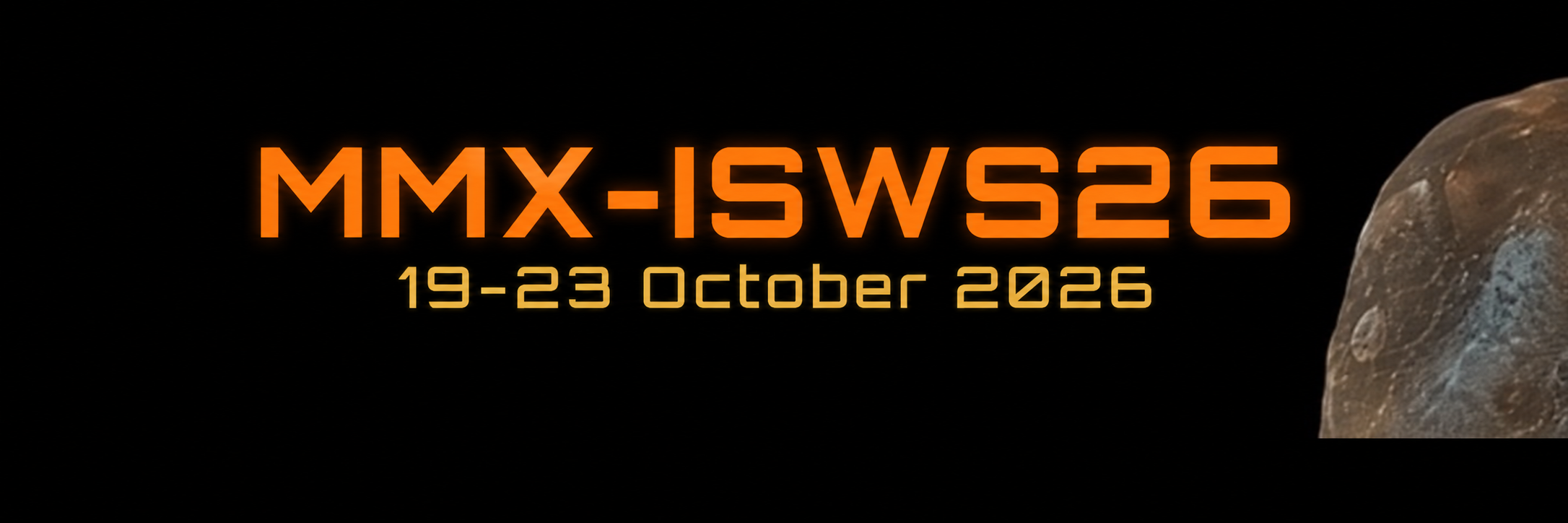 MMX-ISWS26 · 19–23 October 2026